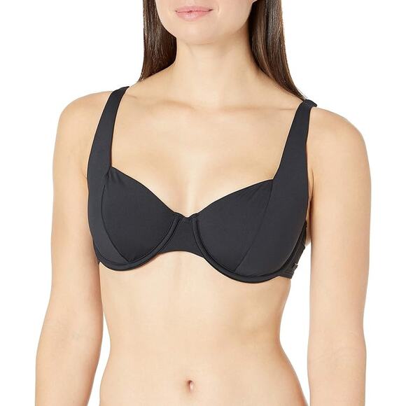 NEW Roxy Women's Beach Classics Underwire D-Cup Bikini Top X-SMALL - Picture 1 of 2